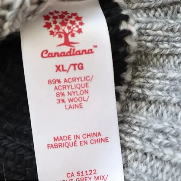 Canadiana - Vintage Ski Knit Full Zip Knit Wool Blend - Picture 6 of 10